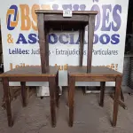 LOTE 001 - 03 MESAS EM MADEIRA MEDINDO 80X80CM. (NO ESTADO, NÃO SABEMOS SE FUNCIONA. LEILÃO NÃO TEM GARANTIA E NEM DEVOLUÇÃO).