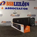 LOTE 027 - 01 CAIXA DE SOM BLUETOOTH. (NO ESTADO) ATENÇÃO! FAZER A VISITAÇÃO ANTES DE ARREMATAR, NÃO SABEMOS SE FUNCIONA. LEILÃO NÃO TEM GARANTIA E NEM DEVOLUÇÃO, SUJEITO A POSSÍVEIS AVARIAS VISÍVEIS/OCULTAS E/OU AUSÊNCIA DE COMPONENTES.