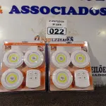 LOTE 022 - 02 KIT’S DE LÂMPADAS DE LED COM CONTROLE REMOTO. (NO ESTADO) ATENÇÃO! FAZER A VISITAÇÃO ANTES DE ARREMATAR, NÃO SABEMOS SE FUNCIONA. LEILÃO NÃO TEM GARANTIA E NEM DEVOLUÇÃO, SUJEITO A POSSÍVEIS AVARIAS VISÍVEIS/OCULTAS E/OU AUSÊNCIA DE COMPONENTES.