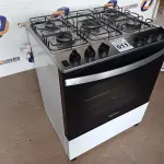 LOTE 011 - 01 FOGÃO 05 BOCAS BRASTEMP 110/220V. (STOV 5 FLAMES) (NO ESTADO) AV9815F