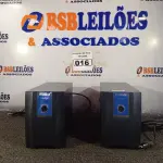LOTE 016 - 02 ESTABILIZADORES TS SHARA 1500VA. (NO ESTADO) ATENÇÃO! FAZER A VISITAÇÃO ANTES DE ARREMATAR, NÃO SABEMOS SE FUNCIONA. LEILÃO NÃO TEM GARANTIA E NEM DEVOLUÇÃO, SUJEITO A POSSÍVEIS AVARIAS VISÍVEIS/OCULTAS E/OU AUSÊNCIA DE COMPONENTES.