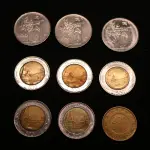 LOTE 048 - LOTE 48 – MOEDAS ITÁLIA, ISRAEL ESPANHA 	MOEDA	OBSERVAÇÕES 1.		100 Liras (1966, 1968,1978)	3 unidades 2.		500 Liras (2 x 1985, 1983, 1989 e 1995)	5 unidades 3.		200 Liras (1979)	1 unidade 4.		10 Shekel	2 unidades 5.		½ Shekel	1 unidade 6.		25 Pesetas (1957)	1 unidade 7.		5 Pesetas (1957)	3 unidades 8.		1 Peseta (1953)	1 unidade 9.		25 Pesetas (1975)	3 unidades 10.		5 Pesetas (1975)	8 unidades 11.		1 Peseta (1975)	4 unidades 12.		5 Pesetas (1991,1992 e 1998)	3 unidades