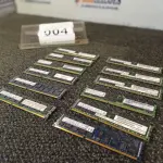 LOTE 004 - 01 LOTE COM 12 MEMÓRIAS PARA SERVIDOR, SENDO 11 DE 16GB E 01 DE 8GB. (NO ESTADO) ATENÇÃO! FAZER A VISITAÇÃO ANTES DE ARREMATAR, NÃO SABEMOS SE FUNCIONA. LEILÃO NÃO TEM GARANTIA E NEM DEVOLUÇÃO, SUJEITO A POSSÍVEIS AVARIAS VISÍVEIS/OCULTAS E/OU AUSÊNCIA DE COMPONENTES.