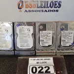 LOTE 022 - 04 HD’S PARA SERVIDOR, SENDO 02 DE 1TB E 02 DE 4TB. (NO ESTADO) ATENÇÃO! FAZER A VISITAÇÃO ANTES DE ARREMATAR, NÃO SABEMOS SE FUNCIONA. LEILÃO NÃO TEM GARANTIA E NEM DEVOLUÇÃO, SUJEITO A POSSÍVEIS AVARIAS VISÍVEIS/OCULTAS E/OU AUSÊNCIA DE COMPONENTES.