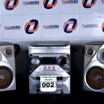 LOTE 002 - 01 APARELHO DE SOM 3X1 MARCA PHILIPS. (STÉRIO MUSIC SYSTEM M371 PHILLIPS) (NO ESTADO) AV9679L