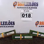 LOTE 018 - 14 PENTS DE MEMÓRIA PARA SERVIDOR 8GB CADA. (NO ESTADO) ATENÇÃO! FAZER A VISITAÇÃO ANTES DE ARREMATAR, NÃO SABEMOS SE FUNCIONA. LEILÃO NÃO TEM GARANTIA E NEM DEVOLUÇÃO, SUJEITO A POSSÍVEIS AVARIAS VISÍVEIS/OCULTAS E/OU AUSÊNCIA DE COMPONENTES.