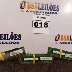 LOTE 018 - 14 PENTS DE MEMÓRIA PARA SERVIDOR 8GB CADA. (NO ESTADO) ATENÇÃO! FAZER A VISITAÇÃO ANTES DE ARREMATAR, NÃO SABEMOS SE FUNCIONA. LEILÃO NÃO TEM GARANTIA E NEM DEVOLUÇÃO, SUJEITO A POSSÍVEIS AVARIAS VISÍVEIS/OCULTAS E/OU AUSÊNCIA DE COMPONENTES.