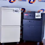 LOTE 001 - 02 GAVETEIROS PARA ESCRITÓRIO.  (GABINET S DRAWER). (NO ESTADO)0000010.  
