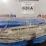 LOTE 020 - 01 ROLO DE CABO FLEXÍVEL 1×10,00MM NA COR AZUL. (NO ESTADO) ATENÇÃO! FAZER A VISITAÇÃO ANTES DE ARREMATAR, NÃO SABEMOS SE FUNCIONA. LEILÃO NÃO TEM GARANTIA E NEM DEVOLUÇÃO, SUJEITO A POSSÍVEIS AVARIAS VISÍVEIS/OCULTAS E/OU AUSÊNCIA DE COMPONENTES.