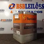 LOTE 010 - 01 LATA DE TINTA TEXTURATTO PREMIUM EFEITO RÚSTICO EXTERIOR/INTERIOR SUVINIL 25KG. (NO ESTADO) ATENÇÃO! FAZER A VISITAÇÃO ANTES DE ARREMATAR, NÃO SABEMOS SE FUNCIONA. LEILÃO NÃO TEM GARANTIA E NEM DEVOLUÇÃO, SUJEITO A POSSÍVEIS AVARIAS VISÍVEIS/OCULTAS E/OU AUSÊNCIA DE COMPONENTES.