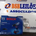 LOTE 030 - 01 PARAFUSADEIRA FURADEIRA BATERIA GSB180 LI - BOSCH NOVO. (NO ESTADO)