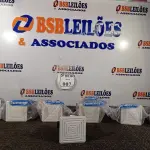 LOTE 007 - 06 CAIXAS PASSAGEM TAMPA PVC REG ALTURA SEM PARAF SUMMERS NOVO (NO ESTADO)