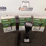 LOTE 016 - 03 ESPETOS JARDIM SOLAR SUNSHINE ES1 3W LED 6500K TASHIBRA NOVO. (NO ESTADO)