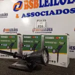 LOTE 016 - 03 ESPETOS JARDIM SOLAR SUNSHINE ES1 3W LED 6500K TASHIBRA NOVO. (NO ESTADO)