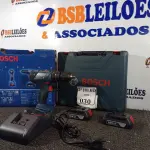 LOTE 030 - 01 PARAFUSADEIRA FURADEIRA BATERIA GSB180 LI - BOSCH NOVO. (NO ESTADO)
