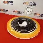 LOTE 024 - 01 BELÍSSIMO PRATO MURANO PRETO/LARANJA YIN-YANG. (NO ESTADO EM QUE SE ENCONTRA) ATENÇÃO! FAZER A VISITAÇÃO ANTES DE ARREMATAR, NÃO SABEMOS SE FUNCIONA. LEILÃO NÃO TEM GARANTIA E NEM DEVOLUÇÃO, SUJEITO A POSSÍVEIS AVARIAS VISÍVEIS/OCULTAS E/OU AUSÊNCIA DE COMPONENTES. 