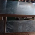 LOTE 539 - 01 BANCADA EM INOX. (NO ESTADO) ATENÇÃO! FAZER A VISITAÇÃO ANTES DE ARREMATAR, NÃO SABEMOS SE FUNCIONA. LEILÃO NÃO TEM GARANTIA E NEM DEVOLUÇÃO, SUJEITO A POSSÍVEIS AVARIAS VISÍVEIS/OCULTAS E/OU AUSÊNCIA DE COMPONENTES.