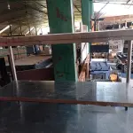 LOTE 538 - 01 BANCADA EM INOX. (NO ESTADO) ATENÇÃO! FAZER A VISITAÇÃO ANTES DE ARREMATAR, NÃO SABEMOS SE FUNCIONA. LEILÃO NÃO TEM GARANTIA E NEM DEVOLUÇÃO, SUJEITO A POSSÍVEIS AVARIAS VISÍVEIS/OCULTAS E/OU AUSÊNCIA DE COMPONENTES.