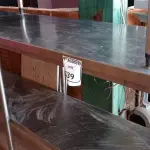 LOTE 539 - 01 BANCADA EM INOX. (NO ESTADO) ATENÇÃO! FAZER A VISITAÇÃO ANTES DE ARREMATAR, NÃO SABEMOS SE FUNCIONA. LEILÃO NÃO TEM GARANTIA E NEM DEVOLUÇÃO, SUJEITO A POSSÍVEIS AVARIAS VISÍVEIS/OCULTAS E/OU AUSÊNCIA DE COMPONENTES.
