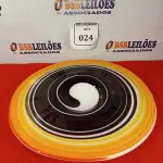LOTE 024 - 01 BELÍSSIMO PRATO MURANO PRETO/LARANJA YIN-YANG. (NO ESTADO EM QUE SE ENCONTRA) ATENÇÃO! FAZER A VISITAÇÃO ANTES DE ARREMATAR, NÃO SABEMOS SE FUNCIONA. LEILÃO NÃO TEM GARANTIA E NEM DEVOLUÇÃO, SUJEITO A POSSÍVEIS AVARIAS VISÍVEIS/OCULTAS E/OU AUSÊNCIA DE COMPONENTES. 