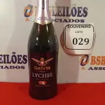LOTE 029 - 01 GARRAFA DE ESPUMANTE GANCIA LYCHEE 750ML LACRADO. (NO ESTADO EM QUE SE ENCONTRA) ATENÇÃO! FAZER A VISITAÇÃO ANTES DE ARREMATAR, NÃO SABEMOS SE FUNCIONA. LEILÃO NÃO TEM GARANTIA E NEM DEVOLUÇÃO, SUJEITO A POSSÍVEIS AVARIAS VISÍVEIS/OCULTAS E/OU AUSÊNCIA DE COMPONENTES.  