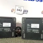 LOTE 342 - 02 SCANNERS DE LEITURA DIGITAL USB. (OPTICAL DIGITAL SCANNER) (NO ESTADO EM QUE SE ENCONTRA. SUJEITO A AVARIAS OCULTAS/VISÍVEIS.) AV9704Y, AV9704R