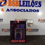 LOTE 020 -  01 CAIXA DE SOM BLUETOOTH 4”. (NO ESTADO) ATENÇÃO! FAZER A VISITAÇÃO ANTES DE ARREMATAR, NÃO SABEMOS SE FUNCIONA. LEILÃO NÃO TEM GARANTIA E NEM DEVOLUÇÃO, SUJEITO A POSSÍVEIS AVARIAS VISÍVEIS/OCULTAS E/OU AUSÊNCIA DE COMPONENTES.