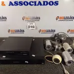 LOTE 010 - 02 DVRS E 06 CÂMERAS DE SEGURANÇA DIVERSAS. (NO ESTADO) ATENÇÃO! FAZER A VISITAÇÃO ANTES DE ARREMATAR, NÃO SABEMOS SE FUNCIONA. LEILÃO NÃO TEM GARANTIA E NEM DEVOLUÇÃO, SUJEITO A POSSÍVEIS AVARIAS VISÍVEIS/OCULTAS E/OU AUSÊNCIA DE COMPONENTES.