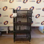 LOTE 313 - 04 CESTAS ORGANIZADORAS. (NO ESTADO) ATENÇÃO! FAZER A VISITAÇÃO ANTES DE ARREMATAR, NÃO SABEMOS SE FUNCIONA. LEILÃO NÃO TEM GARANTIA E NEM DEVOLUÇÃO, SUJEITO A POSSÍVEIS AVARIAS VISÍVEIS/OCULTAS E/OU AUSÊNCIA DE COMPONENTES.