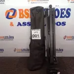 LOTE 001 - 01 TRIPÉ PARA CÂMERA MARCA TOMATE MTG-3016. (NO ESTADO) ATENÇÃO! FAZER A VISITAÇÃO ANTES DE ARREMATAR, NÃO SABEMOS SE FUNCIONA. LEILÃO NÃO TEM GARANTIA E NEM DEVOLUÇÃO, SUJEITO A POSSÍVEIS AVARIAS VISÍVEIS/OCULTAS E/OU AUSÊNCIA DE COMPONENTES.