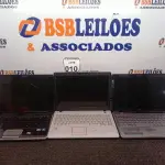 LOTE 010 - 03 NOTEBOOKS PARA RETIRADA DE PEÇAS. (NO ESTADO) ATENÇÃO! FAZER A VISITAÇÃO ANTES DE ARREMATAR, NÃO SABEMOS SE FUNCIONA. LEILÃO NÃO TEM GARANTIA E NEM DEVOLUÇÃO, SUJEITO A POSSÍVEIS AVARIAS VISÍVEIS/OCULTAS E/OU AUSÊNCIA DE COMPONENTES.