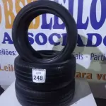 LOTE 248 - 03 PNEUS 215-50-17” USADOS. (NO ESTADO) ATENÇÃO! FAZER A VISITAÇÃO ANTES DE ARREMATAR, NÃO SABEMOS SE FUNCIONA. LEILÃO NÃO TEM GARANTIA E NEM DEVOLUÇÃO, SUJEITO A POSSÍVEIS AVARIAS VISÍVEIS/OCULTAS E/OU AUSÊNCIA DE COMPONENTES.