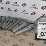 09 MICROFONES DE MARCAS E MODELOS DIVERSOS. (NO ESTADO) ATENÇÃO! FAZER A VISITAÇÃO ANTES DE ARREMATAR, NÃO SABEMOS SE FUNCIONA, LEILÃO NÃO TEM GARANTIA E NEM DEVOLUÇÃO, SUJEITO A POSSÍVEIS AVARIAS VISÍVEIS/OCULTAS E/OU AUSÊNCIA DE COMPONENTES.