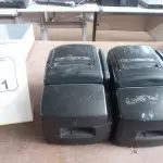 02 IMPRESSORAS TÉRMICAS. (NO ESTADO) ATENÇÃO! FAZER A VISITAÇÃO ANTES DE ARREMATAR, NÃO SABEMOS SE FUNCIONA, LEILÃO NÃO TEM GARANTIA E NEM DEVOLUÇÃO, SUJEITO A POSSÍVEIS AVARIAS VISÍVEIS/OCULTAS E/OU AUSÊNCIA DE COMPONENTES.