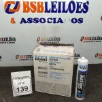 12 BISNAGAS DE ADESIVO SILICONE PRETO 280G CADA MARCA TEK BOND. (NO ESTADO) ATENÇÃO! FAZER A VISITAÇÃO ANTES DE ARREMATAR, NÃO SABEMOS SE FUNCIONA, LEILÃO NÃO TEM GARANTIA E NEM DEVOLUÇÃO, SUJEITO A POSSÍVEIS AVARIAS VISÍVEIS/OCULTAS E/OU AUSÊNCIA DE COMPONENTES.
