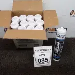 12 BISNAGAS DE ADESIVO SILICONE PRETO 280G CADA MARCA TEK BOND. (NO ESTADO) ATENÇÃO! FAZER A VISITAÇÃO ANTES DE ARREMATAR, NÃO SABEMOS SE FUNCIONA, LEILÃO NÃO TEM GARANTIA E NEM DEVOLUÇÃO, SUJEITO A POSSÍVEIS AVARIAS VISÍVEIS/OCULTAS E/OU AUSÊNCIA DE COMPONENTES.