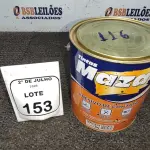 01 LATA DE ADESIVO DE CONTATO 2,80KG MARCA MAZA. (NO ESTADO) ATENÇÃO! FAZER A VISITAÇÃO ANTES DE ARREMATAR, NÃO SABEMOS SE FUNCIONA, LEILÃO NÃO TEM GARANTIA E NEM DEVOLUÇÃO, SUJEITO A POSSÍVEIS AVARIAS VISÍVEIS/OCULTAS E/OU AUSÊNCIA DE COMPONENTES.