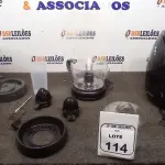 01 AIR FRYER, 01 ESPREMEDOR DE FRUTAS E 01 BATEDEIRA MARCA MONDIAL. (NO ESTADO) ATENÇÃO! FAZER A VISITAÇÃO ANTES DE ARREMATAR, NÃO SABEMOS SE FUNCIONA, LEILÃO NÃO TEM GARANTIA E NEM DEVOLUÇÃO, SUJEITO A POSSÍVEIS AVARIAS VISÍVEIS/OCULTAS E/OU AUSÊNCIA DE COMPONENTES.