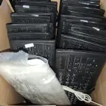 01 LOTE COM GRANDE QUANTIDADE DE TECLADOS DE PC DE MARCAS E MODELOS DIVERSOS. (NO ESTADO) ATENÇÃO! FAZER A VISITAÇÃO ANTES DE ARREMATAR, NÃO SABEMOS SE FUNCIONA, LEILÃO NÃO TEM GARANTIA E NEM DEVOLUÇÃO, SUJEITO A POSSÍVEIS AVARIAS VISÍVEIS/OCULTAS E/OU AUSÊNCIA DE COMPONENTES.