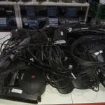 01 LOTE COM VÁRIOS APARELHOS DE VIDEOCONFERÊNCIA MARCA POLYCOM. (NO ESTADO) ATENÇÃO! FAZER A VISITAÇÃO ANTES DE ARREMATAR, NÃO SABEMOS SE FUNCIONA, LEILÃO NÃO TEM GARANTIA E NEM DEVOLUÇÃO, SUJEITO A POSSÍVEIS AVARIAS VISÍVEIS/OCULTAS E/OU AUSÊNCIA DE COMPONENTES.