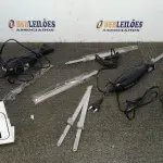 04 FACAS ELÉTRICAS MARCA MONDIAL. (NO ESTADO) ATENÇÃO! FAZER A VISITAÇÃO ANTES DE ARREMATAR, NÃO SABEMOS SE FUNCIONA, LEILÃO NÃO TEM GARANTIA E NEM DEVOLUÇÃO, SUJEITO A POSSÍVEIS AVARIAS VISÍVEIS/OCULTAS E/OU AUSÊNCIA DE COMPONENTES.