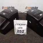 02 IMPRESSORAS TÉRMICAS. (NO ESTADO) ATENÇÃO! FAZER A VISITAÇÃO ANTES DE ARREMATAR, NÃO SABEMOS SE FUNCIONA, LEILÃO NÃO TEM GARANTIA E NEM DEVOLUÇÃO, SUJEITO A POSSÍVEIS AVARIAS VISÍVEIS/OCULTAS E/OU AUSÊNCIA DE COMPONENTES.