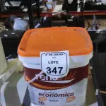 01 BALDE DE TINTA ECONÔMICA 16L NA COR BRANCO NEVE MARCA RENOCRIL. (NO ESTADO) ATENÇÃO! FAZER A VISITAÇÃO ANTES DE ARREMATAR, NÃO SABEMOS SE FUNCIONA, LEILÃO NÃO TEM GARANTIA E NEM DEVOLUÇÃO, SUJEITO A POSSÍVEIS AVARIAS VISÍVEIS/OCULTAS E/OU AUSÊNCIA DE COMPONENTES.