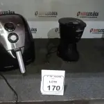 01 AIR FRYER E 01 CAFETEIRA MARCA MONDIAL. (NO ESTADO) ATENÇÃO! FAZER A VISITAÇÃO ANTES DE ARREMATAR, NÃO SABEMOS SE FUNCIONA, LEILÃO NÃO TEM GARANTIA E NEM DEVOLUÇÃO, SUJEITO A POSSÍVEIS AVARIAS VISÍVEIS/OCULTAS E/OU AUSÊNCIA DE COMPONENTES.