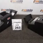 02 IMPRESSORAS TÉRMICAS. (NO ESTADO) ATENÇÃO! FAZER A VISITAÇÃO ANTES DE ARREMATAR, NÃO SABEMOS SE FUNCIONA, LEILÃO NÃO TEM GARANTIA E NEM DEVOLUÇÃO, SUJEITO A POSSÍVEIS AVARIAS VISÍVEIS/OCULTAS E/OU AUSÊNCIA DE COMPONENTES.