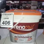 01 BALDE DE TINTA ECONÔMICA 16L NA COR BRANCO NEVE MARCA RENOCRIL. (NO ESTADO) ATENÇÃO! FAZER A VISITAÇÃO ANTES DE ARREMATAR, NÃO SABEMOS SE FUNCIONA, LEILÃO NÃO TEM GARANTIA E NEM DEVOLUÇÃO, SUJEITO A POSSÍVEIS AVARIAS VISÍVEIS/OCULTAS E/OU AUSÊNCIA DE COMPONENTES.