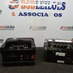 02 MÁQUINAS DE CONTAR CÉDULA. (NO ESTADO) ATENÇÃO! FAZER A VISITAÇÃO ANTES DE ARREMATAR, NÃO SABEMOS SE FUNCIONA, LEILÃO NÃO TEM GARANTIA E NEM DEVOLUÇÃO, SUJEITO A POSSÍVEIS AVARIAS VISÍVEIS/OCULTAS E/OU AUSÊNCIA DE COMPONENTES.