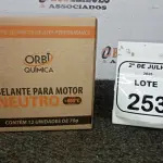 12 BISNAGAS DE ADESIVO DE SILICONE NEUTRO PARA MOTOR DE 70G MARCA ORBI QUÍMICA. (NO ESTADO) ATENÇÃO! FAZER A VISITAÇÃO ANTES DE ARREMATAR, NÃO SABEMOS SE FUNCIONA, LEILÃO NÃO TEM GARANTIA E NEM DEVOLUÇÃO, SUJEITO A POSSÍVEIS AVARIAS VISÍVEIS/OCULTAS E/OU AUSÊNCIA DE COMPONENTES.