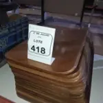 20 PLACAS DE MADEIRA. (NO ESTADO) ATENÇÃO! FAZER A VISITAÇÃO ANTES DE ARREMATAR, NÃO SABEMOS SE FUNCIONA, LEILÃO NÃO TEM GARANTIA E NEM DEVOLUÇÃO, SUJEITO A POSSÍVEIS AVARIAS VISÍVEIS/OCULTAS E/OU AUSÊNCIA DE COMPONENTES.