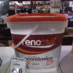 01 BALDE DE TINTA ECONÔMICA 16L NA COR BRANCO NEVE MARCA RENOCRIL. (NO ESTADO) ATENÇÃO! FAZER A VISITAÇÃO ANTES DE ARREMATAR, NÃO SABEMOS SE FUNCIONA, LEILÃO NÃO TEM GARANTIA E NEM DEVOLUÇÃO, SUJEITO A POSSÍVEIS AVARIAS VISÍVEIS/OCULTAS E/OU AUSÊNCIA DE COMPONENTES.